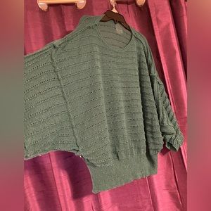 Plus size batwing top